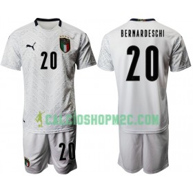 Italia Federico Bernardeschi 20 Bambino Maglia Trasferta Euro 2020 Manica Corta (+ Pantaloncini)